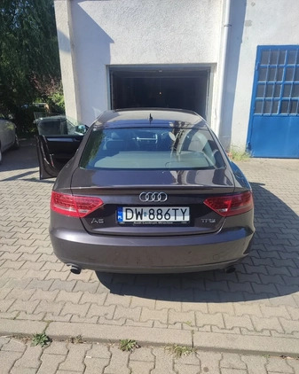 Audi A5 cena 43000 przebieg: 191000, rok produkcji 2010 z Wrocław małe 154